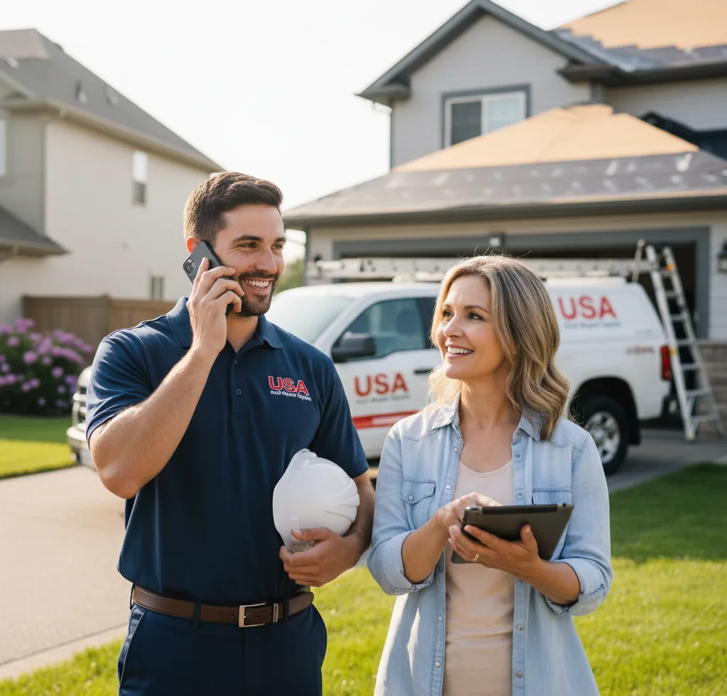USA Roof Repair Experts customer support in North Fork